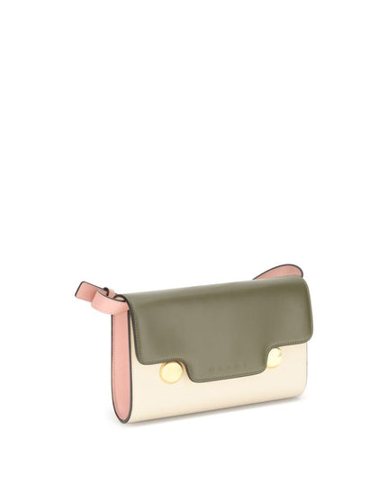 Marni Multicolor Calf Leather Bos Taurus Shoulder Bag