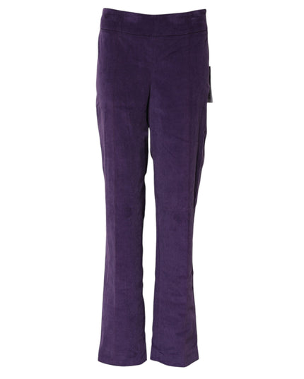 BENCIVENGA Purple High Waisted Flared Pants