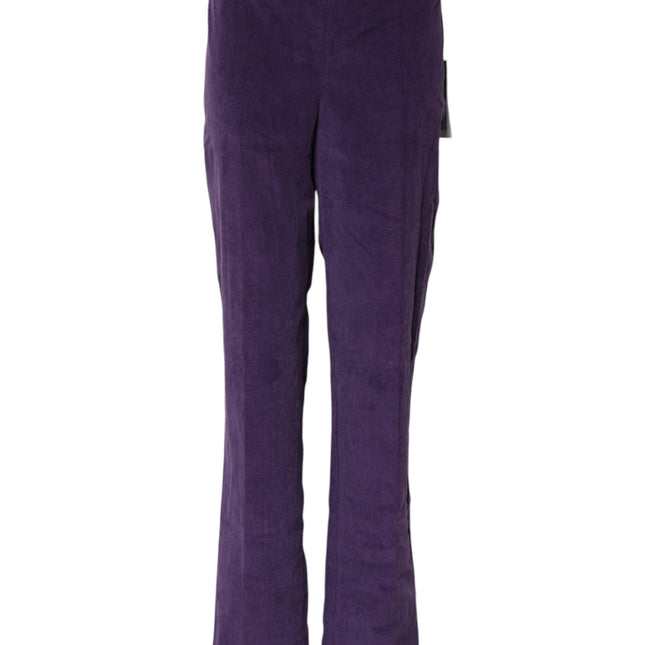 BENCIVENGA Purple High Waisted Flared Pants