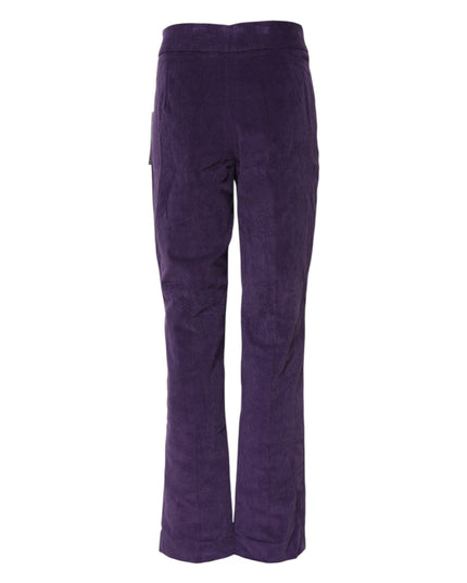 BENCIVENGA Purple High Waisted Flared Pants