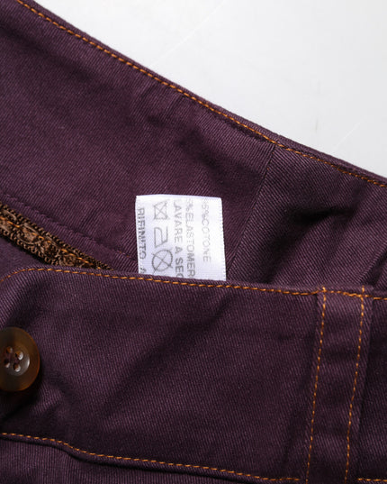 BENCIVENGA Purple High Waisted Tapered Pants