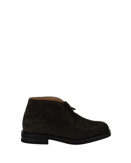 Church's Brown Calf Leather Bos Taurus Lace-Up Boots