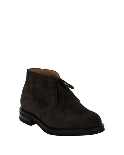 Church's Brown Calf Leather Bos Taurus Lace-Up Boots