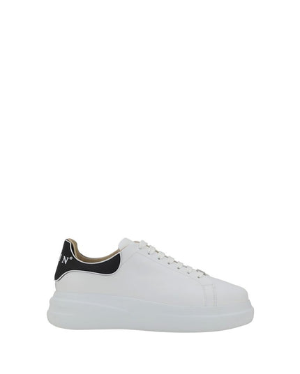 Philipp Plein White Rubber Low Top Sneakers