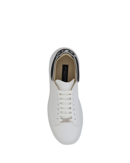Philipp Plein White Rubber Low Top Sneakers