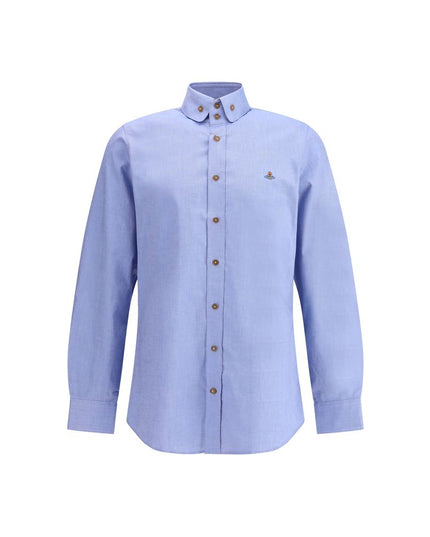 Vivienne Westwood Light Blue Cotton Dress Shirt