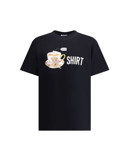 Moschino Black Cotton T-Shirt
