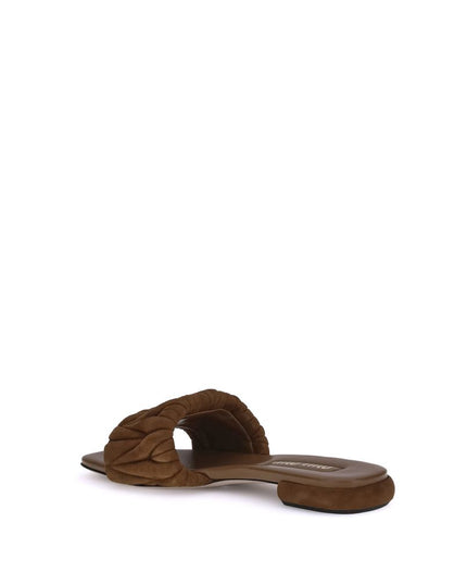 Miu Miu Matelassé nappa leather Sandals