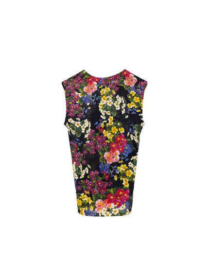 Dolce & Gabbana Black Cashmere Tank Top