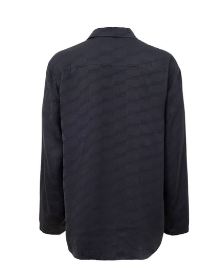 Balenciaga Gray Viscose Dress Shirt