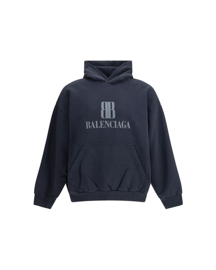 Balenciaga Black Cotton Sweatshirt