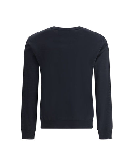 Valentino Black Fleece Wool Sweatshirt