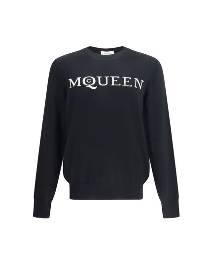 Alexander McQueen Black Wool Sweatshirt