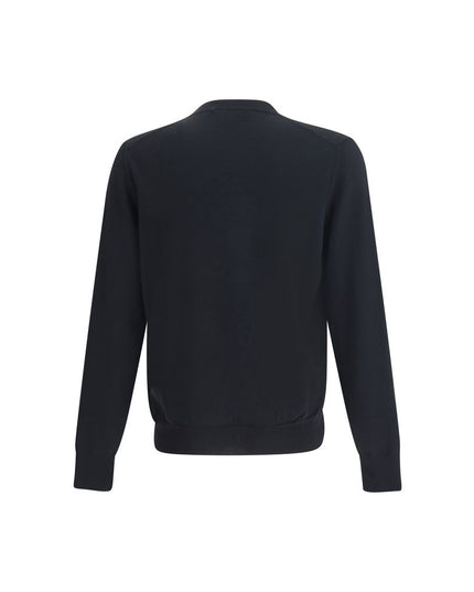 Alexander McQueen Black Wool Sweatshirt