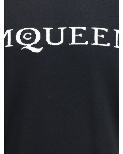 Alexander McQueen Black Wool Sweatshirt