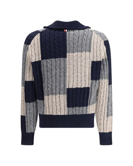 Thom Browne Multicolor Wool Cardigan