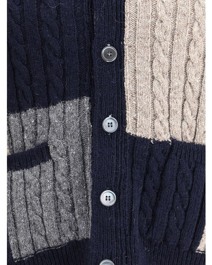 Thom Browne Multicolor Wool Cardigan