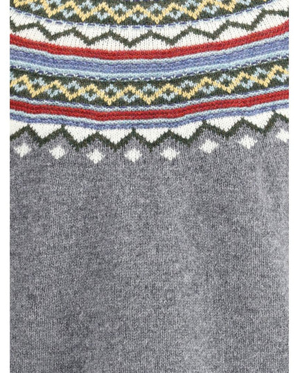 Dsquared² Gray Fleece Wool Sweatshirt