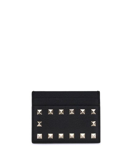 Valentino Garavani Black Calf Leather Bos Taurus Wallet