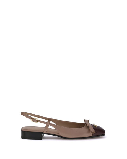 Valentino Garavani Multicolor Goatskin Ballet Flats