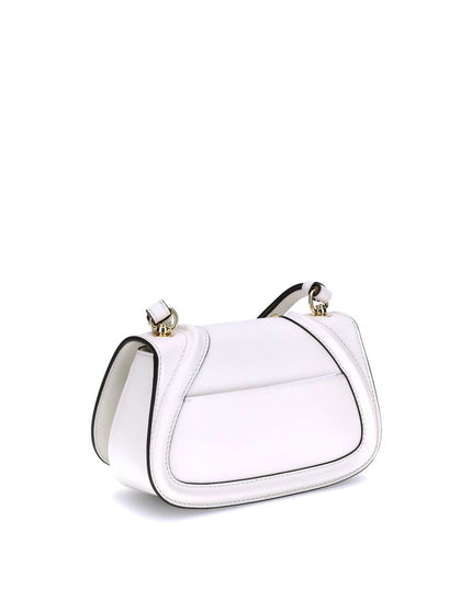 Gucci White Calf Leather Bos Taurus Handbag