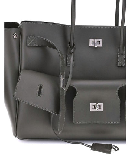 Balenciaga Black Calf Leather Bos Taurus Shoulder Bag