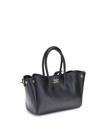 Balenciaga Black Calf Leather Bos Taurus Shoulder Bag