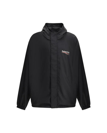 Balenciaga Black Polyester Shell Jacket