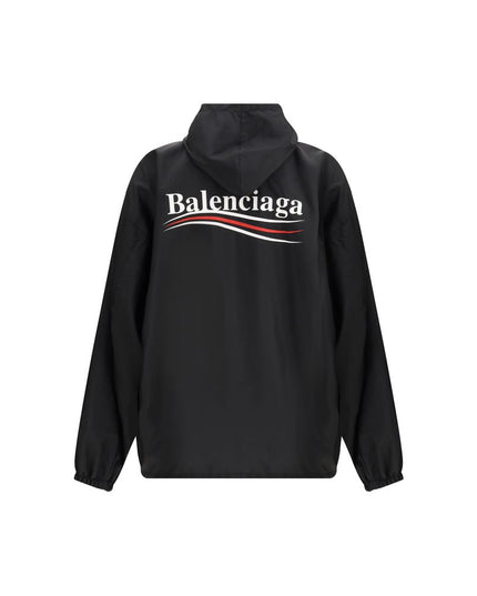 Balenciaga Black Polyester Shell Jacket