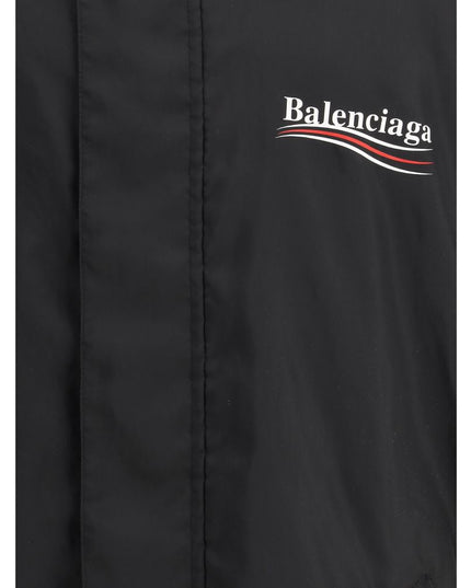 Balenciaga Black Polyester Shell Jacket