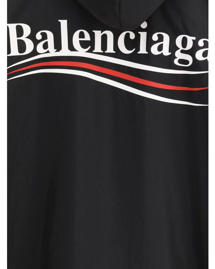 Balenciaga Black Polyester Shell Jacket
