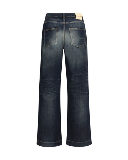 Alexander McQueen Blue Cotton Jeans Denim