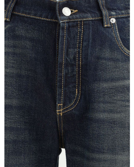 Alexander McQueen Blue Cotton Jeans Denim