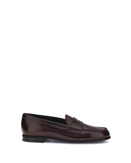Church's Brown Calf Leather Bos Taurus Slip-On Loafers