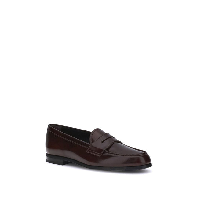 Church's Brown Calf Leather Bos Taurus Slip-On Loafers
