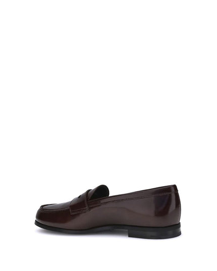 Church's Brown Calf Leather Bos Taurus Slip-On Loafers
