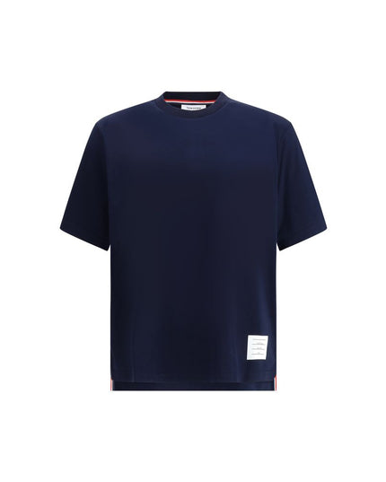 Thom Browne Blue Cotton T-Shirt