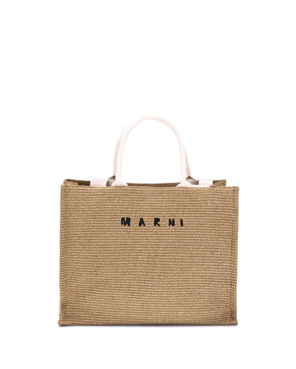 Marni Beige Polyamide Shoulder Bag