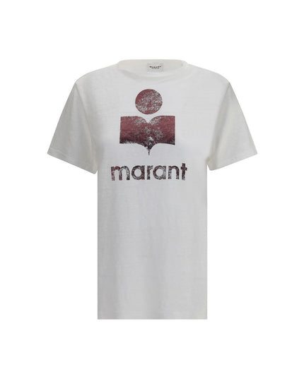 Marant Etoile White Linen T-Shirt