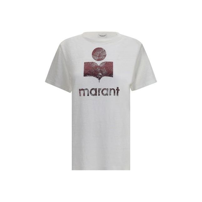 Marant Etoile White Linen T-Shirt