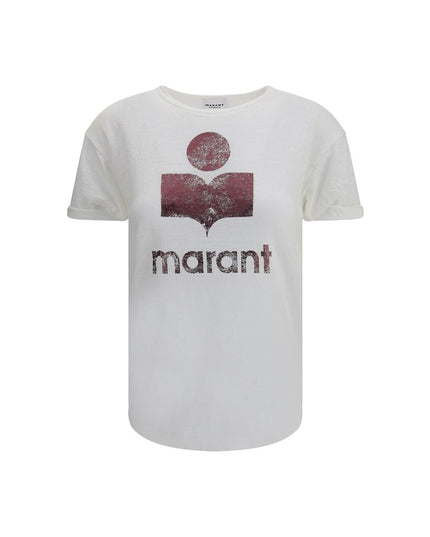 Marant Etoile White Linen T-Shirt