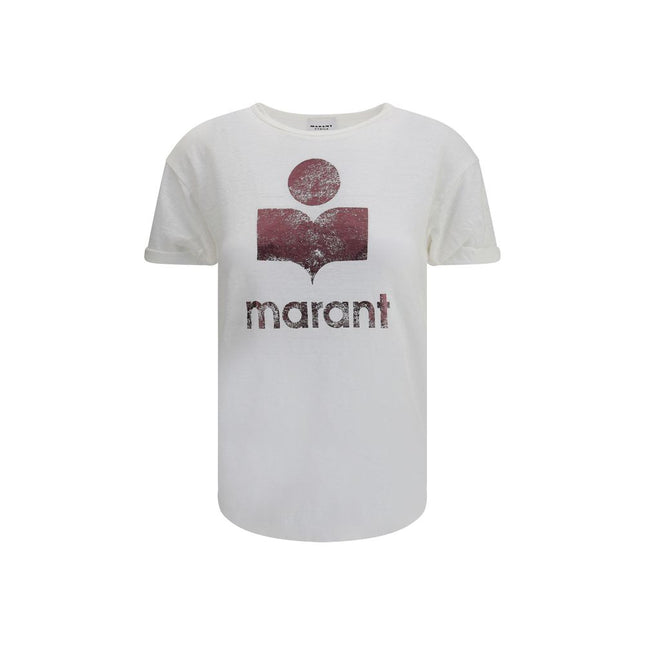 Marant Etoile White Linen T-Shirt