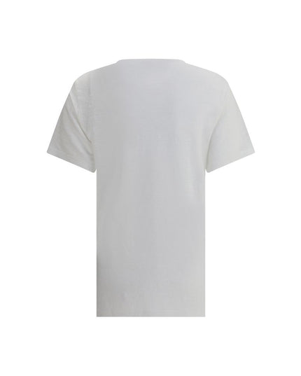 Marant Etoile White Linen T-Shirt