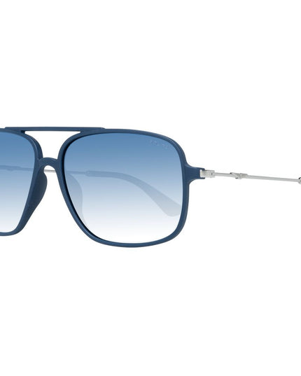 Police Blue Plastic Sunglasses