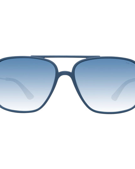 Police Blue Plastic Sunglasses