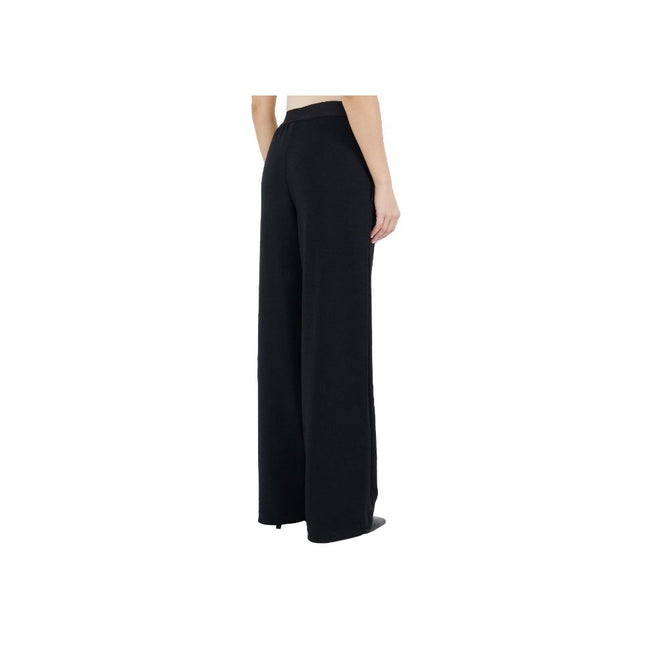 Comme Des Fuckdown Black Polyester Women Palazzo Trousers