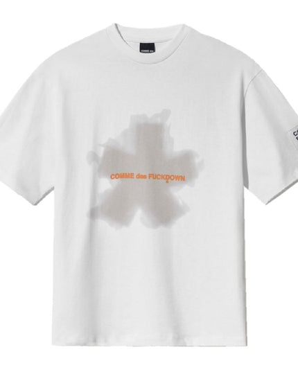 Comme Des Fuckdown White Cotton T-Shirt