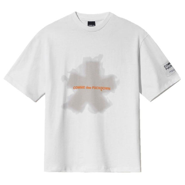 Comme Des Fuckdown White Cotton T-Shirt
