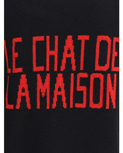 Valentino Black Cotton Sweatshirt