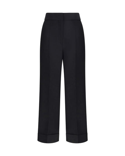 Valentino Black Wool Dress Pants